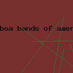 boa bands of america