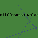 cliffsnotes walden