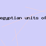 egyptian units of measurement