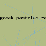 greek pastries recipes