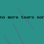 no more tears song lyrics