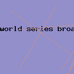 world series broadcaster black